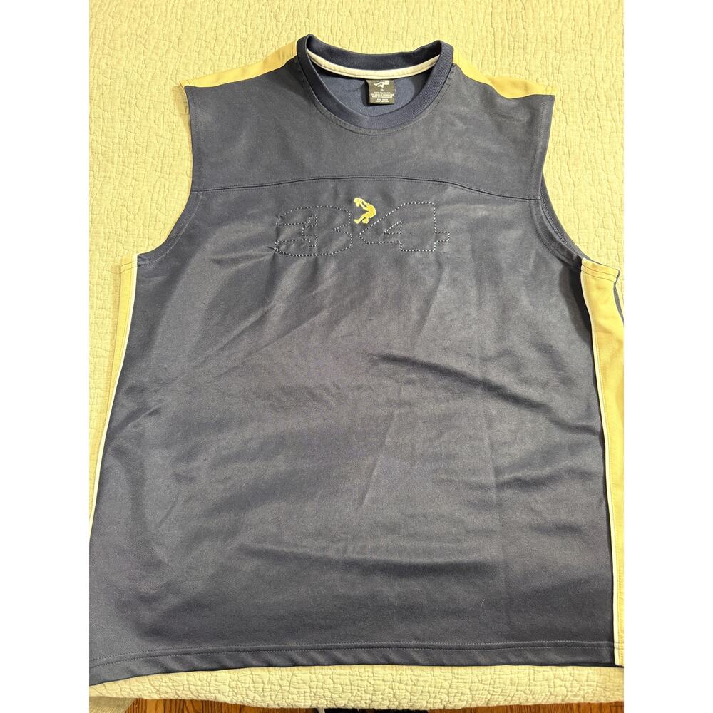 Vintage‎ Y2K SHAQ Basketball Jersey Mens XL Navy Tank Top Embroidered Logo